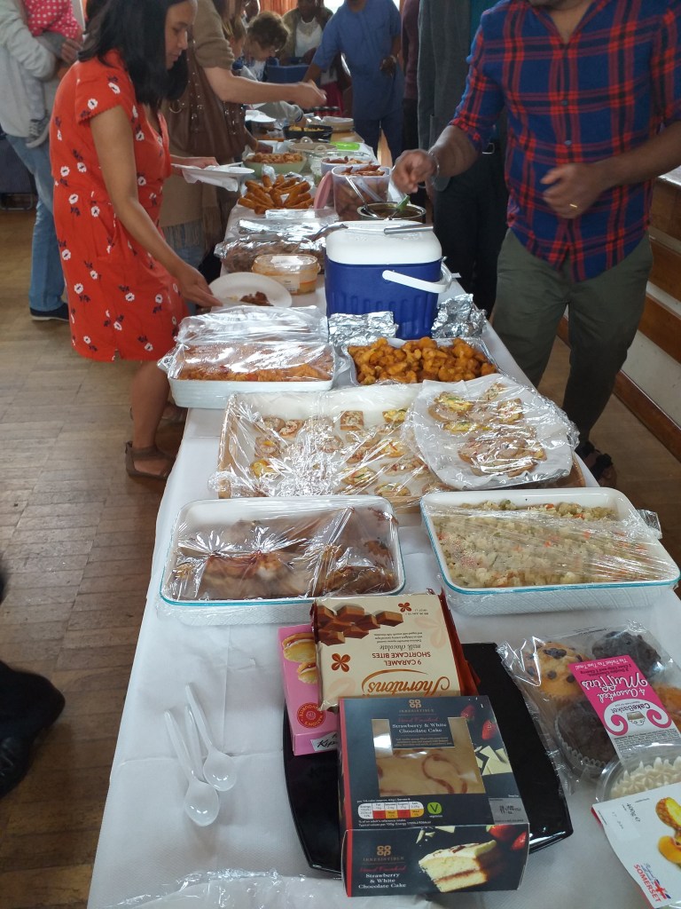 Parishioners of St. Simon Stock Catholic Church at the Pentecost Sunday International Mass and Celebrations