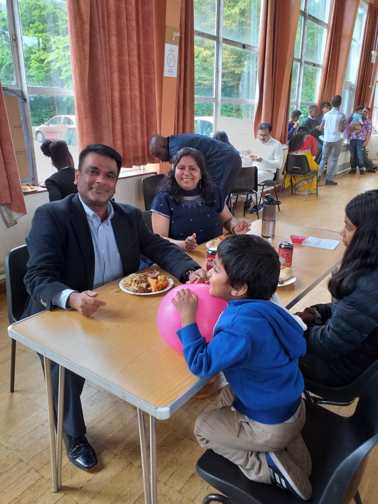 Parishioners of St. Simon Stock Catholic Church at the Pentecost Sunday International Mass and Celebrations