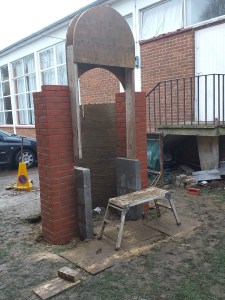 Groto to Our Lady - Work done so far