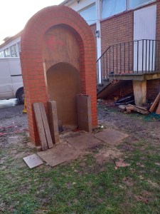 Groto to Our Lady - Work done so far