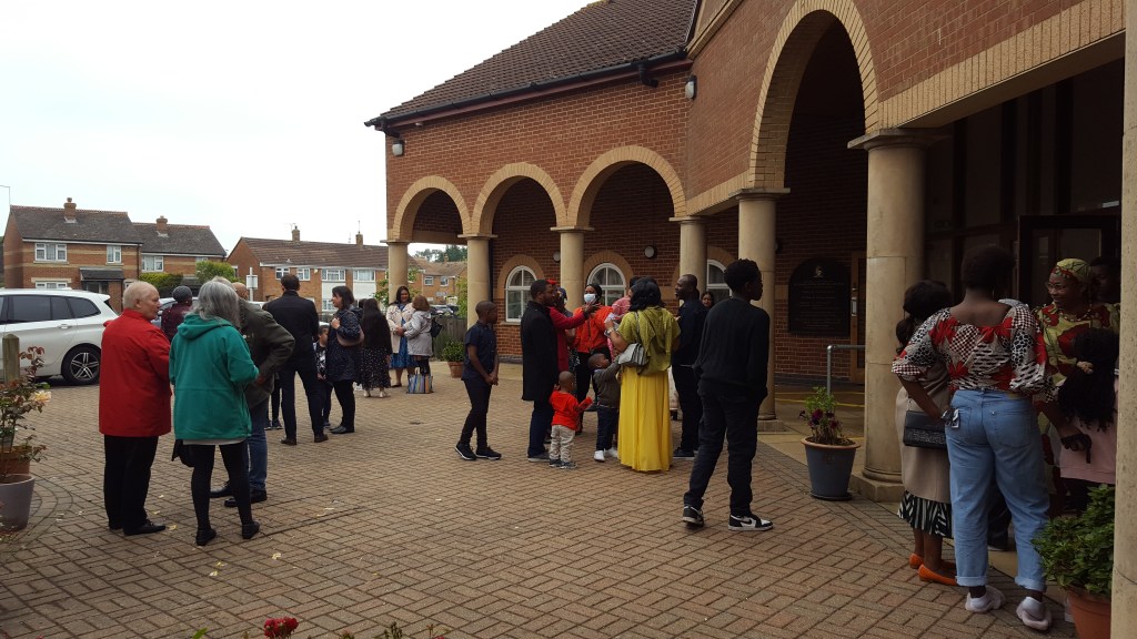 Parishioners at the Pentecost Sunday International Mass and Celebrations 2022